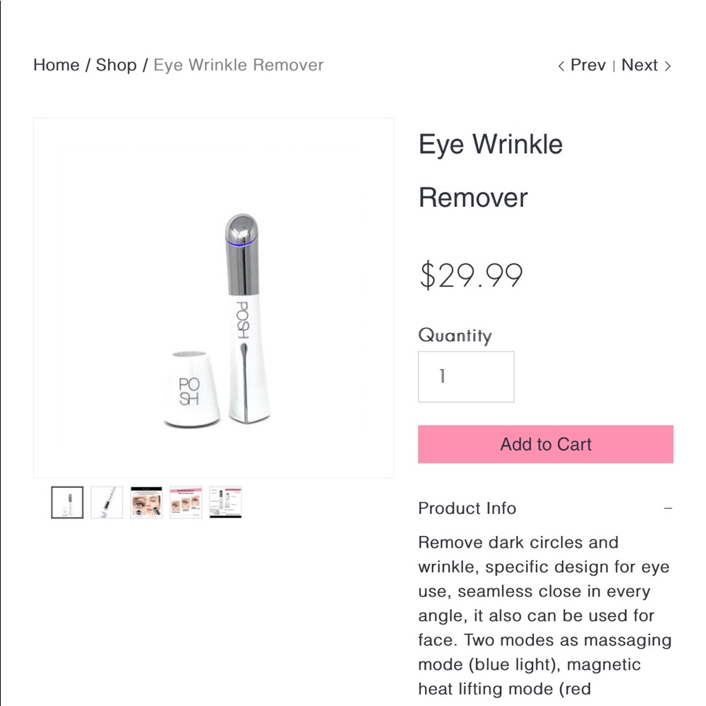 POSH Anti-Wrinkle Device